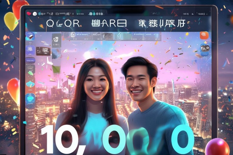 QQ空间访客突破万人大关，彰显了其强大的社交吸引力。